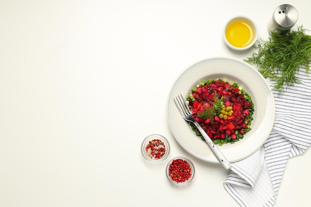 Plato casero servido